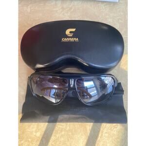 New Authentic Carrera Sunglasses Flaglab 11 003IR 64mm Frame Black
